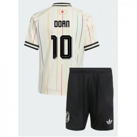 Japan Ritsu Doan #10 Borta Kläder Barn VM 2026 Kortärmad (+ Korta byxor)